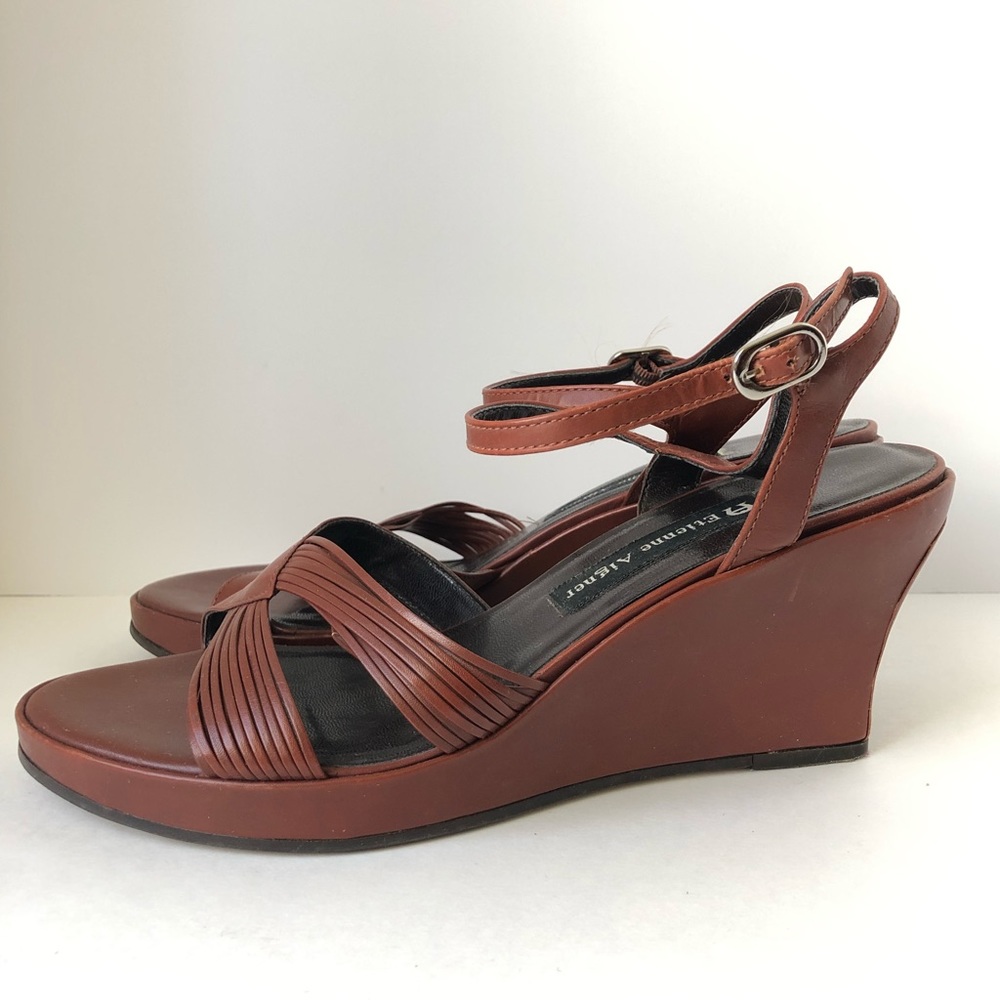 Vintage 90s Etienne Aigner platform sandals